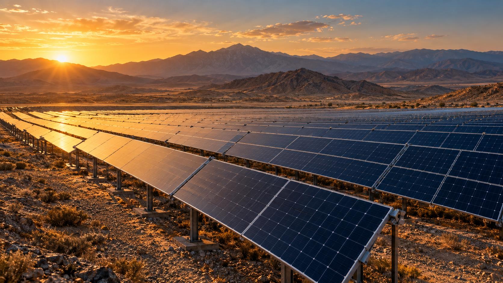 Solar installation; illustrative image